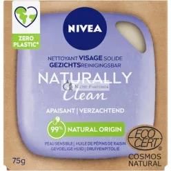 Nivea Naturally Clean testápoló szappan 75g