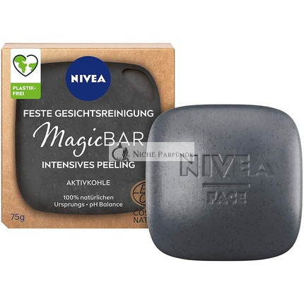 Nivea MagicBAR Peeling Charcoal Gesichtsreinigung Bar, 75g
