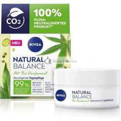   NIVEA Természetes Egyensúly Organikus Kendermag Olaj Nyugtató Nappali Krém, 50ml
