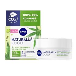   Nivea Naturally Good Organic Hemp Seed Oil Nyugtató Nappali Krém, 50 ml