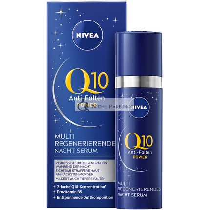 NIVEA Q10 Anti-Wrinkle Power Multi Regenerating Night Serum, 30ml