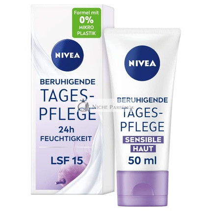 NIVEA Nyugtató Nappali Ápoló Krém 24h Hidratálás SPF 15, 50ml