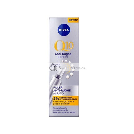NIVEA Q10 Ránctalanító Expert Szérum Filler, 15ml, Koenzim Q10 az Arc és Szemkörnyékre