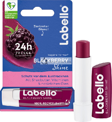 Labello Lippenpflege Brombeer Shine - 48 Gramm
