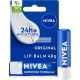 NIVEA Lippenbalsam Original Care 4.8g, Tiefenhydration für die Lippen über 24h mit natürlichen Inhaltsstoffen, Sheabutter und Vitaminen