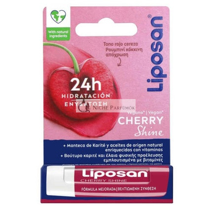 Liposan Gyümölcsös Ragyogás Cseresznye Ajakápoló Balzsam 4.8g