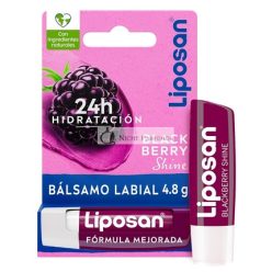   Liposan Blackberry Shine 4.8g Himbeere Lippenbalsam Feuchtigkeitsspendender Lippenbalsam für schöne, weiche, saftige Lippen