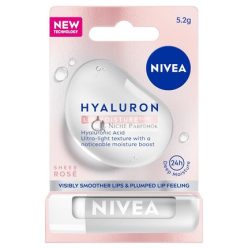 NIVEA Hyaluron Lippenbalsam mit Rose, 5.2g