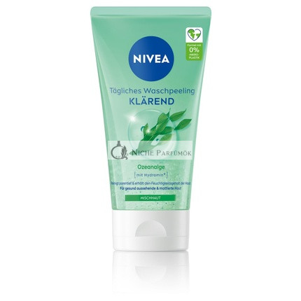 NIVEA Napi Mosakodás Hámlasztó Microplastik Nélkül Mély Tisztításra, 150ml