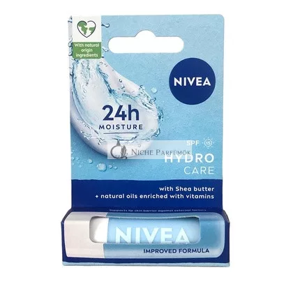Labello Hydro Care SPF15 4.8g Feuchtigkeitsspendender Lippenbalsam mit Aloe Vera, Sheabutter und Nährenden Natürlichen Ölen