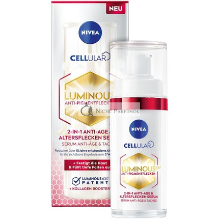 Cellular Luminous 630 Anti-Age Szérum 2 az 1-ben a bőr elszíneződése és ráncok ellen, 30ml