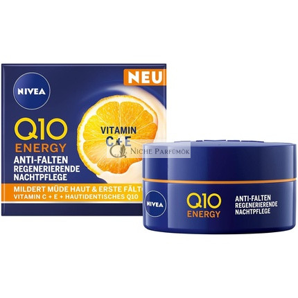 NIVEA Q10 Energia Ránctalanító Éjszakai Krém Q10, E és C vitaminnal, 50ml