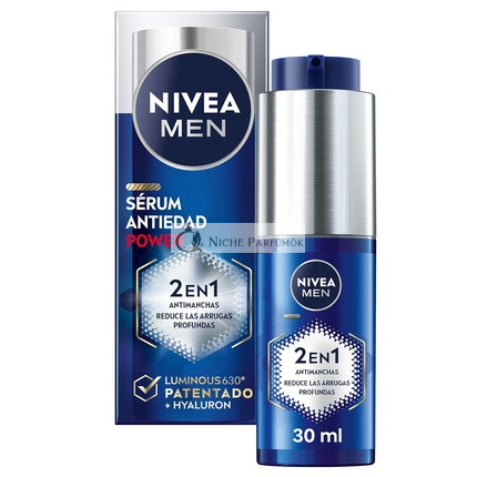 NIVEA MEN POWER Anti-Aging Szérum 2 az 1-ben Ránctalanító és Anti-Aging, 30ml