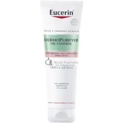   Eucerin DermoPurifyer Háromhatású Tisztító Gél Bőrhibák és Akne Utáni Foltok Ellen 150ml
