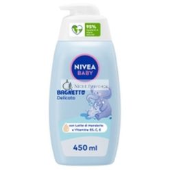   Nivea Baba Finom Fürdő 450ml - Gyengéd és Hidratáló Baba Mosószer