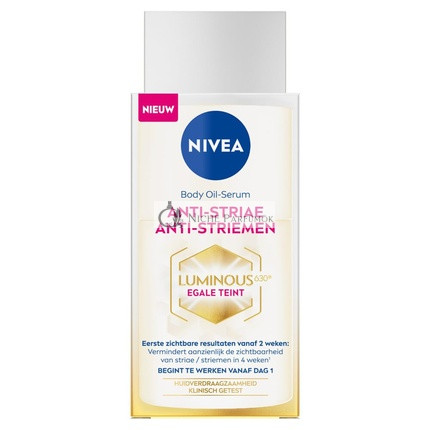 Nivea Luminous 630 Anti-Stretch Mark Testápoló Krém, 200ml