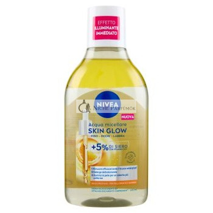 Nivea Skin Glow Micellás Víz Dull And Sensitive Skin, 400 ml
