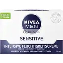 Nivea Men Sensitive Intenzív Hidratáló Krém, 50 ml
