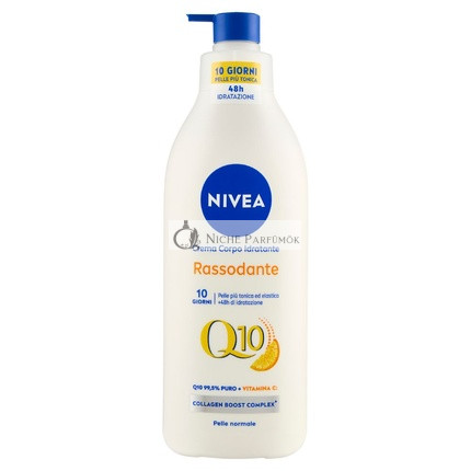 Nivea Q10 Testápoló Krém - Hidratáló és Firming Normál Bőrre - 400 ml