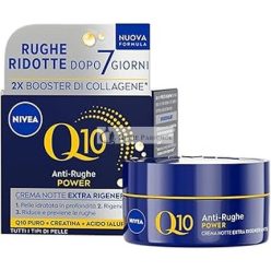   Nivea Q10 Ránctalanító Erő Éjszakai Krém Extra Regeneráló 50 Ml