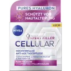   Nivea Cellular Expert Filler Magas Hatékonyságú Ránctalanító Nappali Krém Spf30, 500 ml