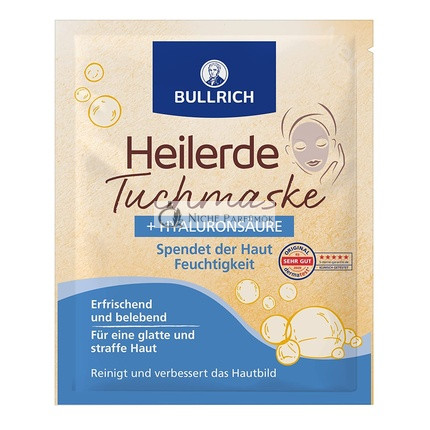 Bullrich Heilerde Gesichtsmaske mit Hyaluronsäure Feuchtigkeitsspender - 1 Maske