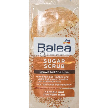 Balea Zuckerpeeling Brauner Zucker & Chia