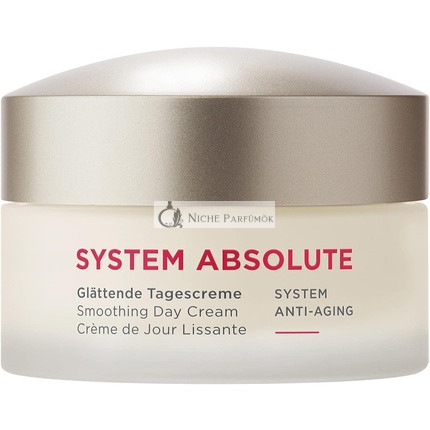 Annemarie Borlind System Absolute Simító Nappali Krém - Aktiválja a Kollagén és Elasztin Termelést - Ideális Sminkalap Krémes Gazdag Textúrával, 50ml
