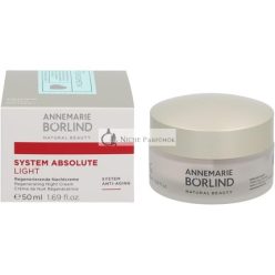   Annemarie Borlind Rendszer Absolút Regeneráló Éjszakai Krém Könnyű, 50ml