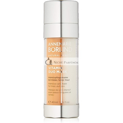 Annemarie Börlind Vitamin Duo Maske Intensive Pflege Maske für Müde und Matt Haut 40ml - Belebend, Stimulierend, Vitaminreich - Fördert die Zellregeneration