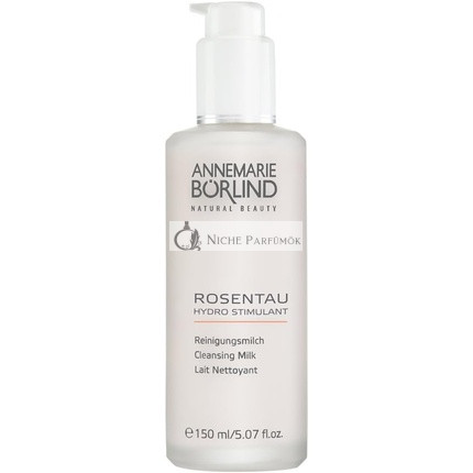 Annemarie Borlind Rosentau Milde Reinigungsmilch 150ml - Mit Harmonischem Rosenduft