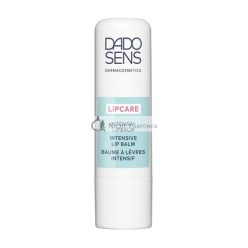   Dado Sens Intensive Lippenpflege Balsam, 4.8g - Sofortige Linderung für Trockene, Spröde Lippen