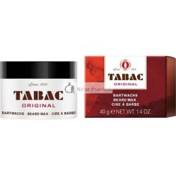   Tabac Original Szakállviasz - Az Elengedhetetlen Tabac Original Illattal - Kíméletes Szakáll/Bőr Ápolás - Optimális Formázás - 40g