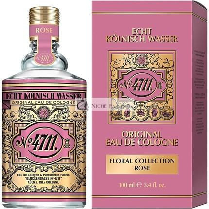 4711 Floral Collection Rose Eau De Cologne Spray, 100 ml