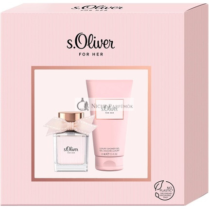 s.Oliver For Her Ajándékcsomag Radiant Elegant Feminine Eau de Toilette 30ml & Tusfürdő 75ml