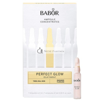 BABOR Perfect Glow Gesichtsserum Ampullen mit Glow-Pigmenten für strahlende Haut 7 x 2ml