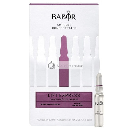 BABOR Lift Express Ampullenserum, Anti-Aging und straffende Feuchtigkeitspflege, 7-Tage-Behandlung - Neu und verbessert