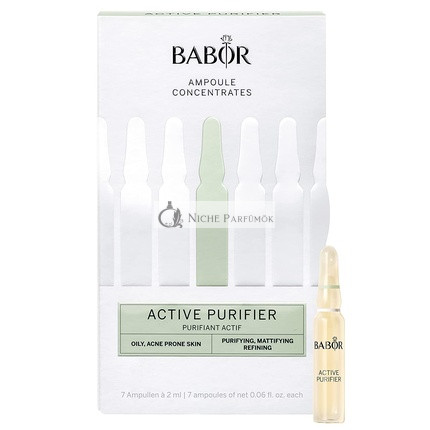 BABOR Aktives Reinigungsserum Ampullen mit Teebaumöl zur Reduzierung von Unreinheiten 2ml