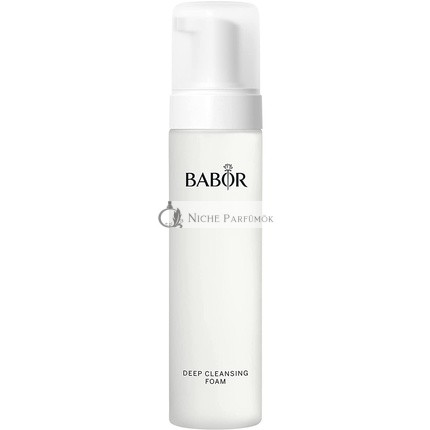 BABOR Tiefenreinigungs-Schaum für müde und fahle Haut, erfrischender Reinigungsschaum für die tägliche Gesichtsreinigung, 200ml