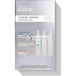   DOCTOR BABOR Power Serum Ampullák Szett az Arcbőr Hidratálásáért és Egységes Arcbőrért