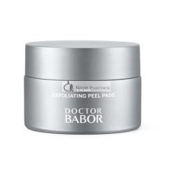   DOCTOR BABOR EXFOLIÁLÓ Peel Pad 5% AHA simítja és finomítja a pórusokat BIOGEN NÖVÉNYI KIVONATTAL, vegán
