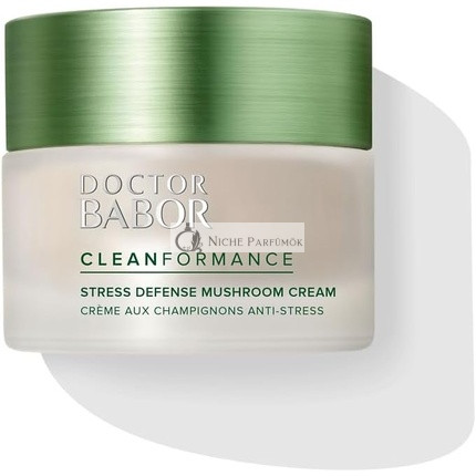 DOCTOR BABOR CLEANFORMANCE Stress Defense Gombakrém, 50ml, Reishi, Chaga, Shiitake Gombák és Ginseng Gyökér