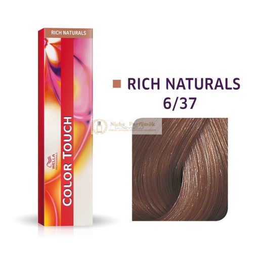 Wella Professionals Color Touch Rich Naturals Professionelle demi-permanente Haarfarbe mit einem multidimensionalen Effekt 6/37 60 ml