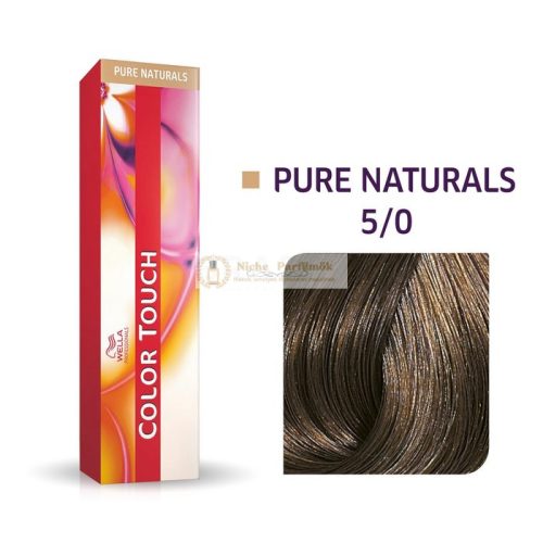 Wella Professionals Color Touch Pure Naturals Professionelle demi-permanente Haarfarbe mit einem multidimensionalen Effekt 5/0 60 ml