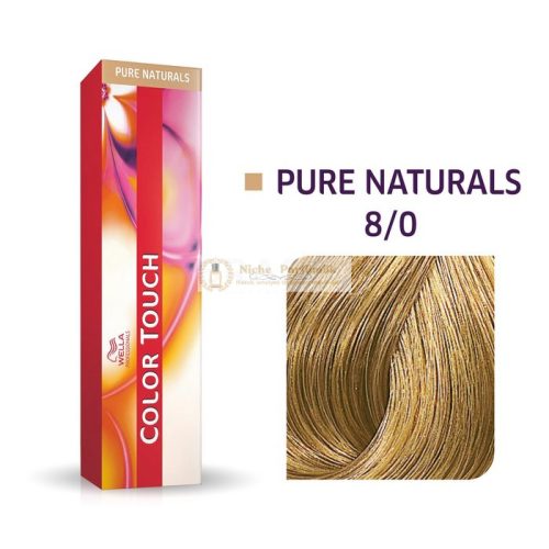 Wella Professionals Color Touch Pure Naturals Professionelle demi-permanente Haarfarbe mit einem multidimensionalen Effekt 8/0 60 ml