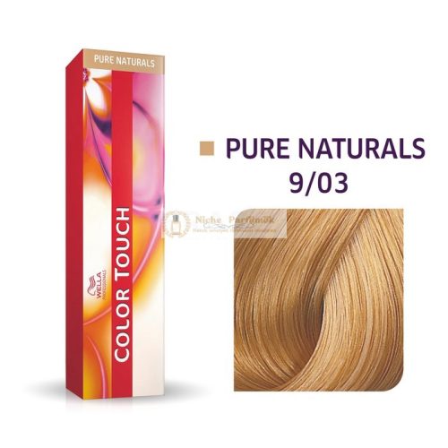 Wella Professionals Color Touch Pure Naturals Professionelle demi-permanente Haarfarbe mit einem multidimensionalen Effekt 9/03 60 ml