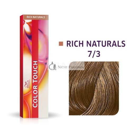 Wella Professionals Color Touch Rich Naturals Professionelle demi-permanente Haarfarbe mit einem multidimensionalen Effekt 7/3 60 ml