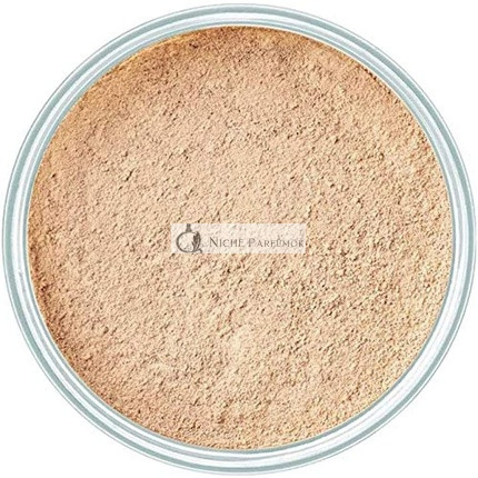 ARTDECO Mineralpuder Foundation Schutzloses Puder in Kompakter Form für ein Glattes, Weiches Mattes Finish, 15g - Hellbeige