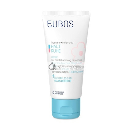 Eubos Skin Calm Cream 50ml száraz, érzékeny gyermek- és bababőrre, neurodermatitisz kiegészítő terápiához - Bőrgyógyászatilag megerősített hatékonyság és tolerancia