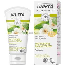  Lavera Mattító Kiegyensúlyozó Krém Organikus Zöld Tea és Organikus Körömvirág, 50ml
